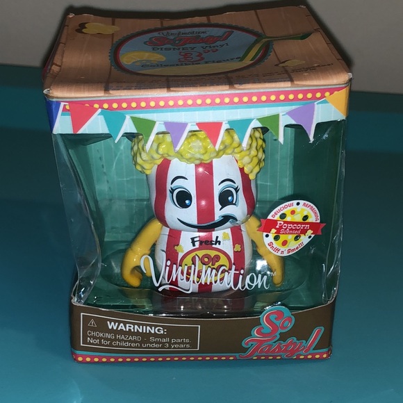 SO TASTY! 3" POPCORN DISNEY VINYLMATION FIGURE NEW - Picture 3 of 10